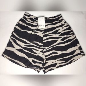 Safari Print Waist Shorts